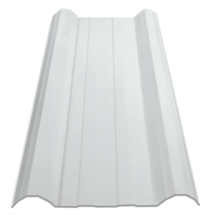 Teja UPVC Rigida Alveolar Gris 10mm ASA