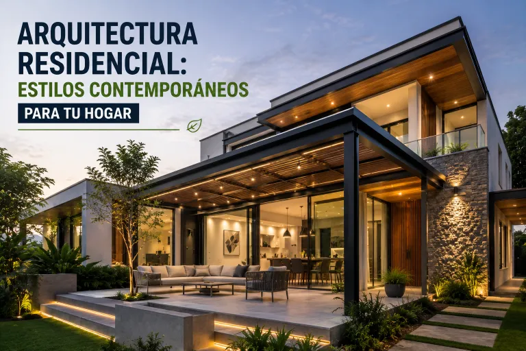 Arquitectura Residencial: Estilos Contemporáneos para Tu Hogar