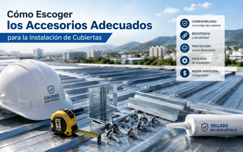 Cómo Escoger los Accesorios Adecuados para la Instalación de Cubiertas