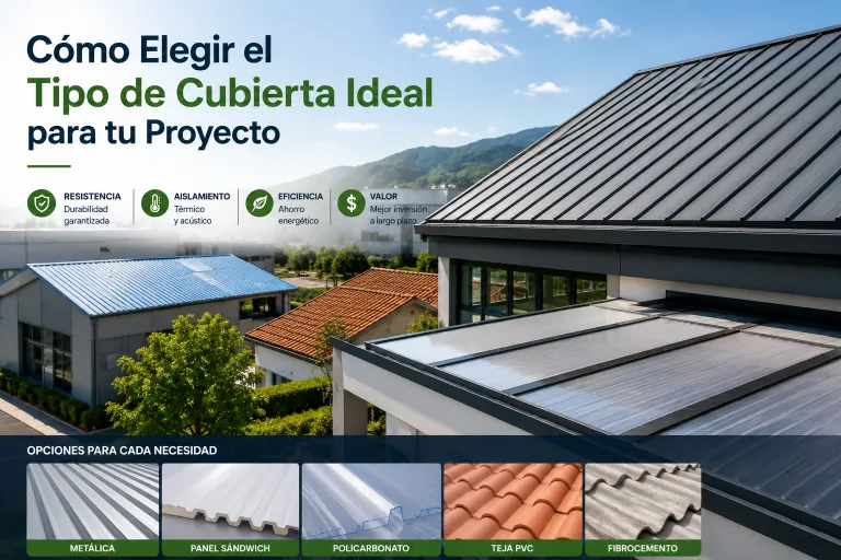 Cómo Elegir el Tipo de Cubierta Ideal para tu Proyecto