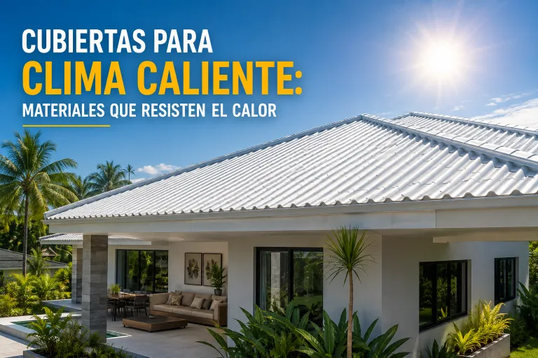 Cubiertas para Clima Caliente: Materiales que Resisten el Calor