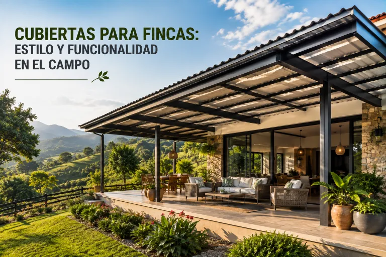Cubiertas para Fincas: Estilo y Funcionalidad en el Campo