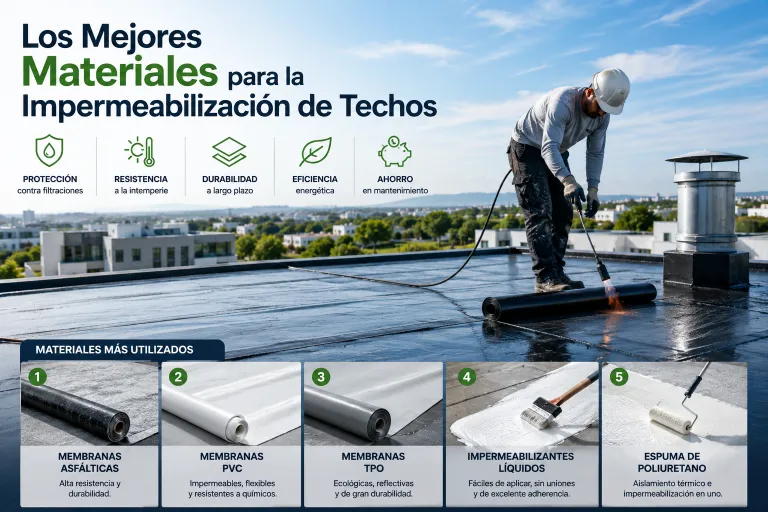 Los Mejores Materiales para la Impermeabilización de Techos