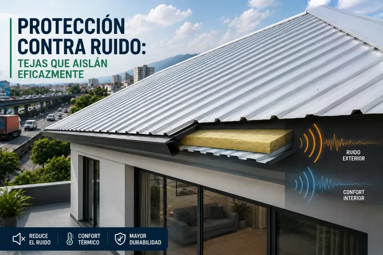 Protección Contra Ruido: Tejas que Aislán Eficazmente
