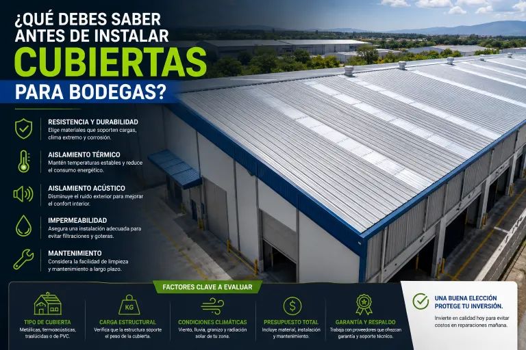 ¿Qué Debes Saber Antes de Instalar Cubiertas para Bodegas?