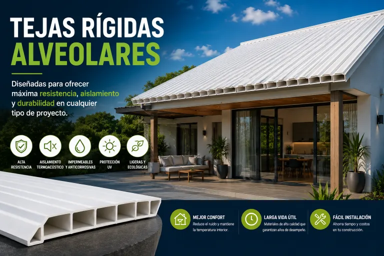 Tejas Rígidas Alveolares: La Solución Perfecta para tu Techo