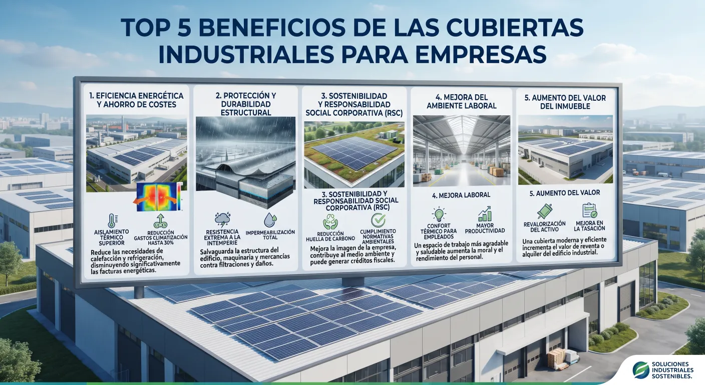 Top 5 Beneficios de las Cubiertas Industriales para Empresas