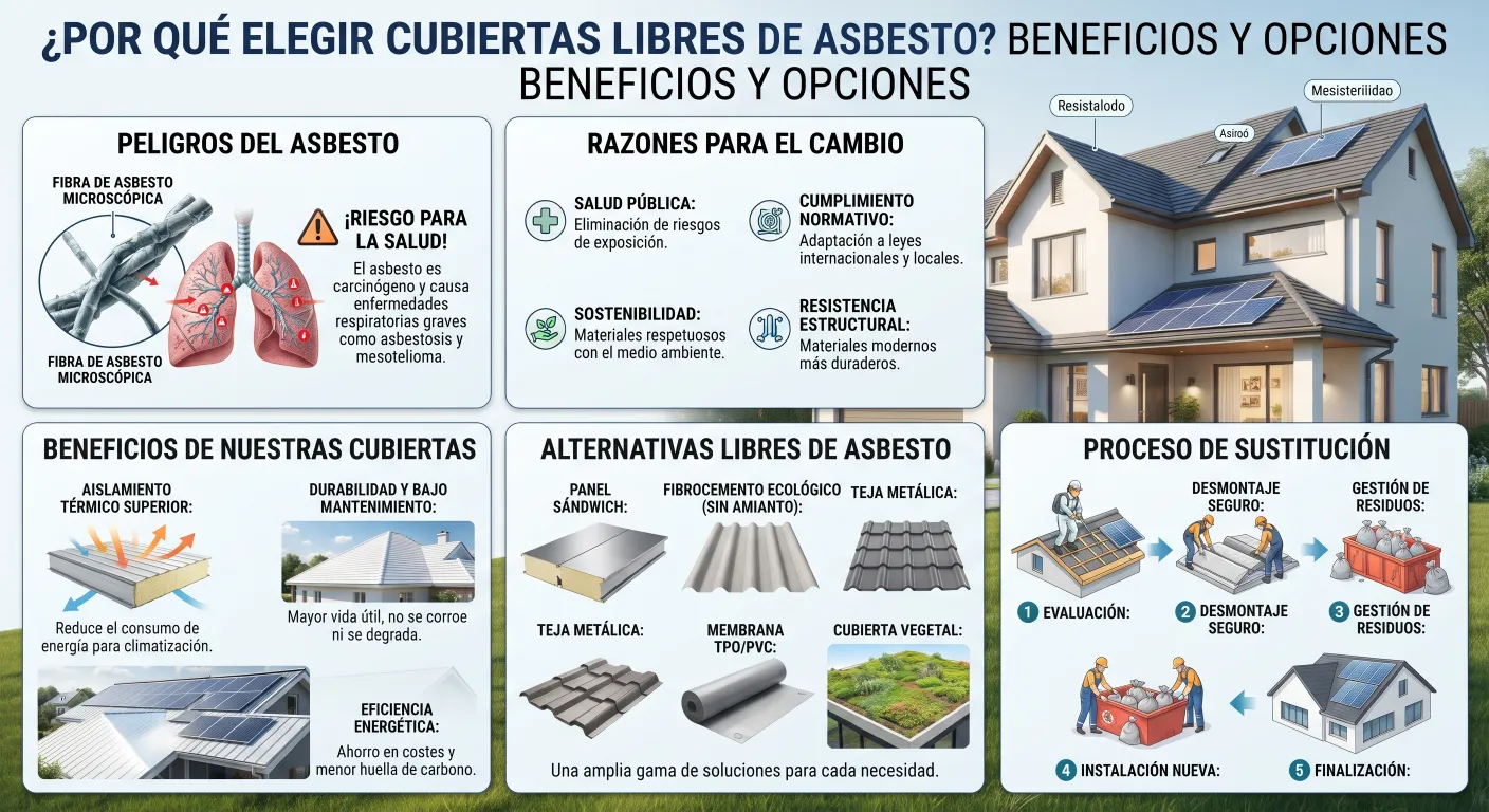 ¿Por Qué Elegir Cubiertas Libres de Asbesto? Beneficios y Opciones