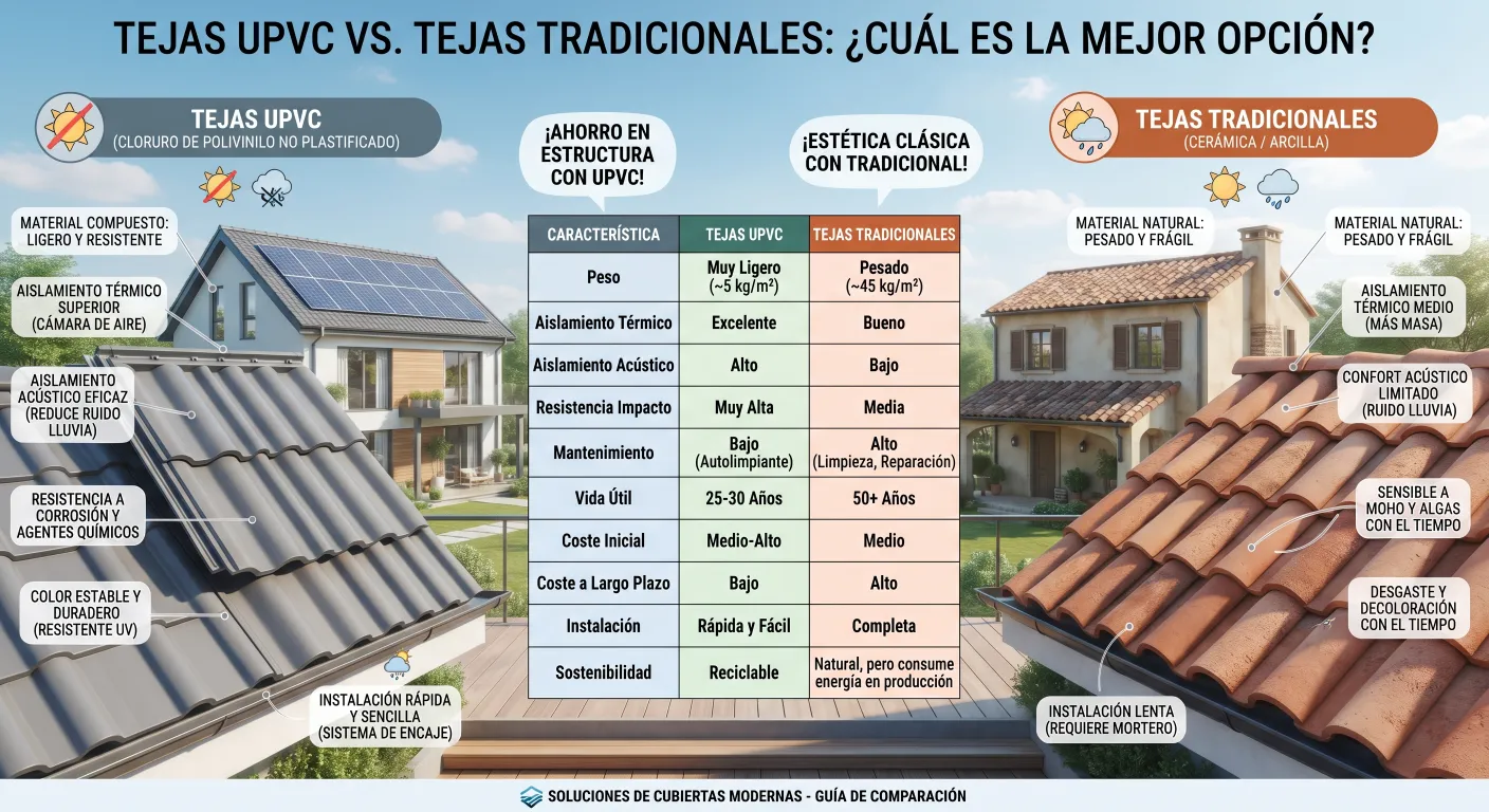 Tejas UPVC vs Tejas Tradicionales: ¿Cuál Es la Mejor Opción?
